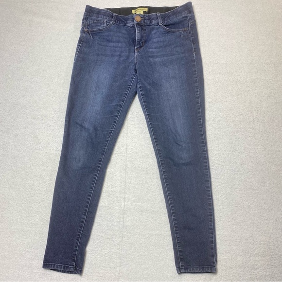 Democracy Jegging Jeans Women 14 Blue Ab Technology Skinny Mid Rise Casual Denim - Picture 1 of 15